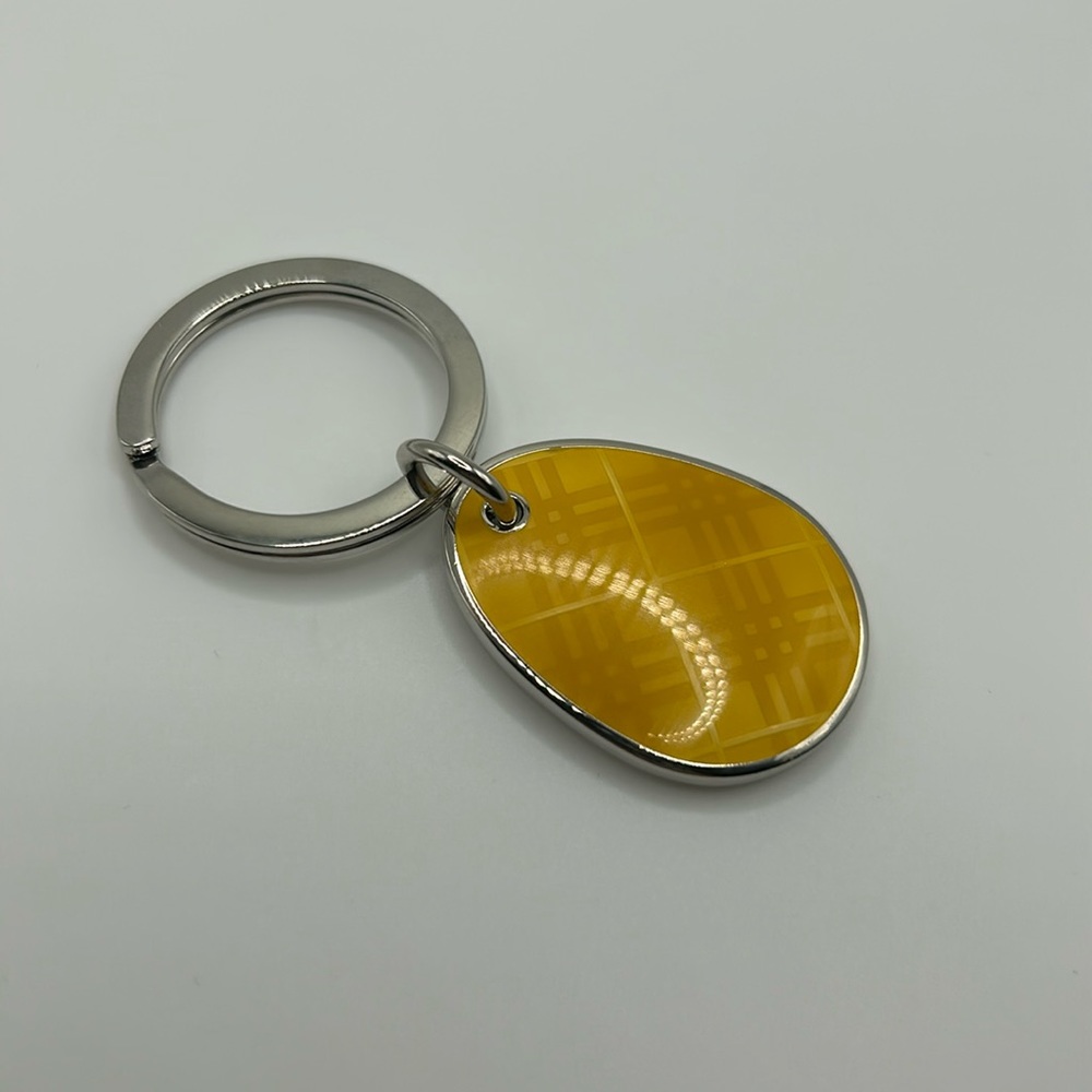BURBERRY Silver Keychain NWOT
